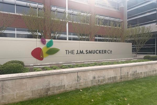 The J.M. Smuckers Co. sign